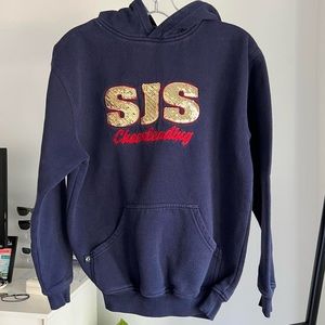 Y2k sequin cheerleading sweatshirt